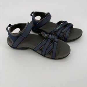 Teva‎ Women’s Tirra Sandals Slingback Adjustable Sport Open Toe Hiking Blue Sz 6